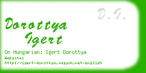 dorottya igert business card